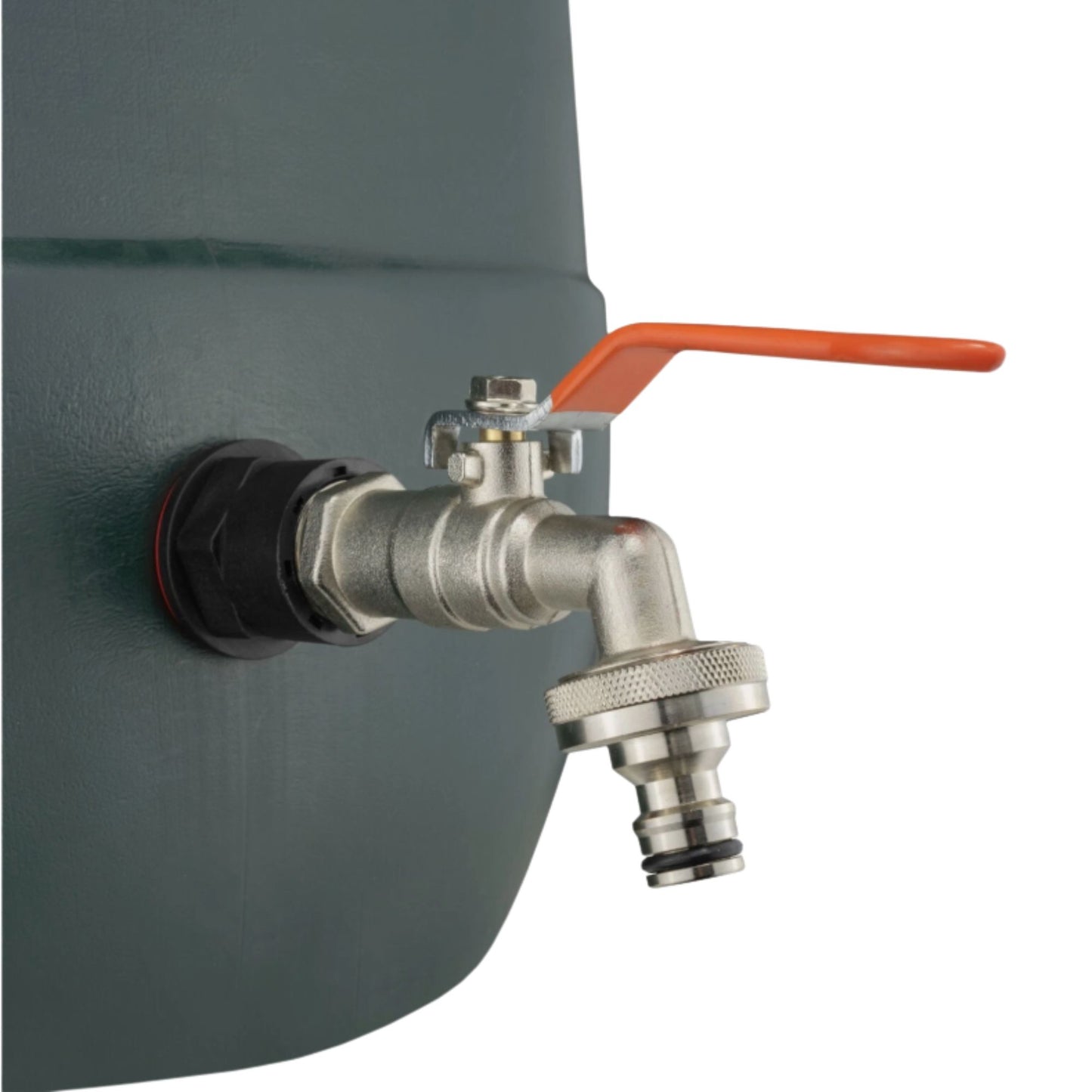 Water Butt Tap Adapter Kit for Rain Barrel & Water Tank – Hose Connector, Tap Options & PTFE Tape
