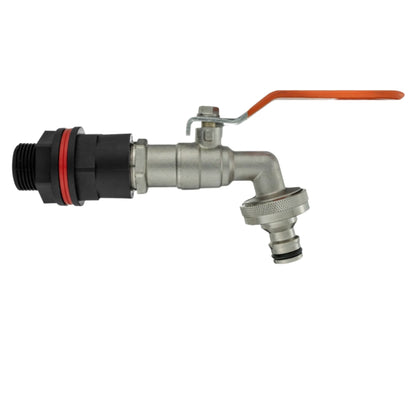 Water Butt Tap Adapter Kit for Rain Barrel & Water Tank – Hose Connector, Tap Options & PTFE Tape