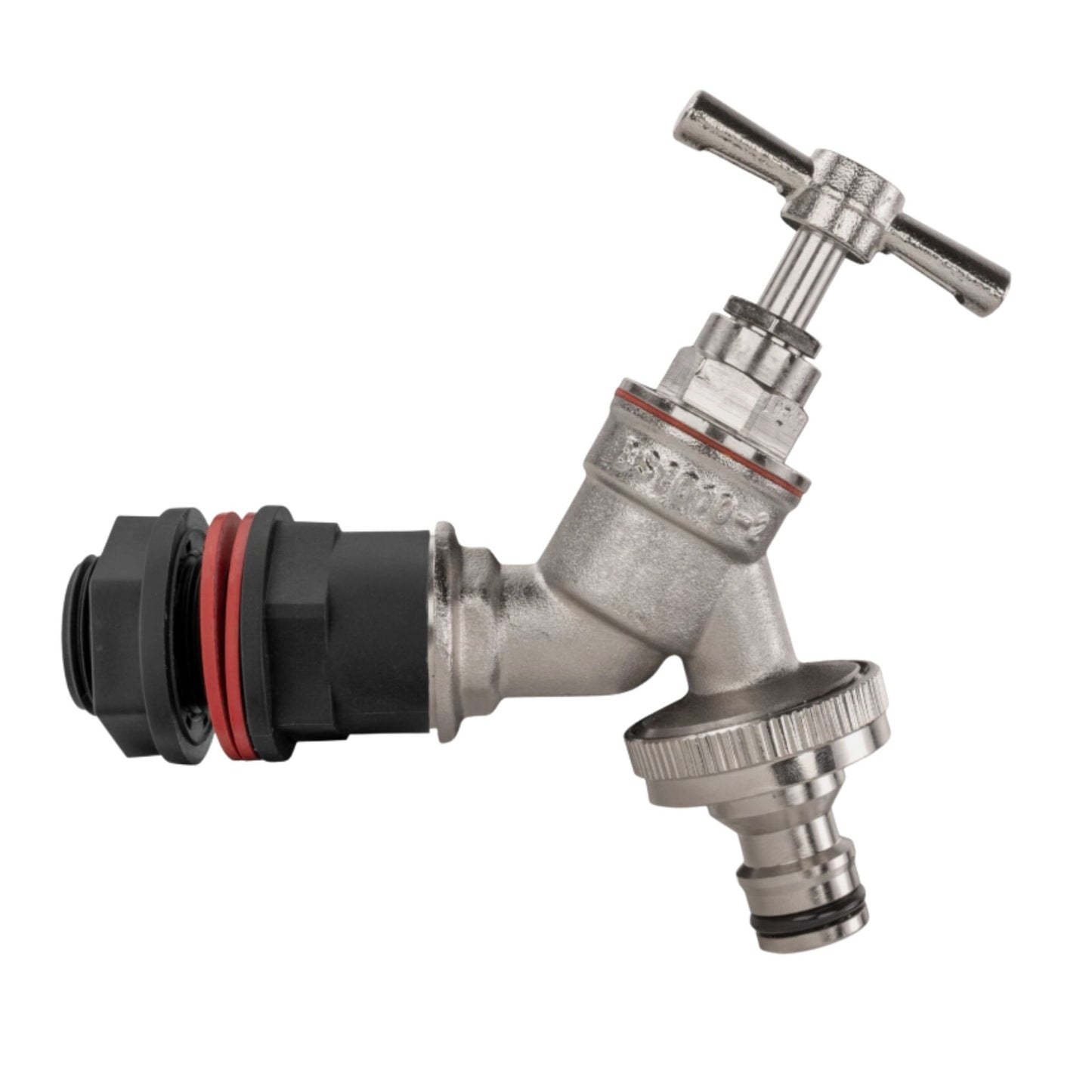 Water Butt Barrel Tap Connector Kit with Drill Hole Saw Cutter – Adapter Hose Fitting with Tap Options & PTFE Tape for Rain Barrel, Water Tank & Garden Use