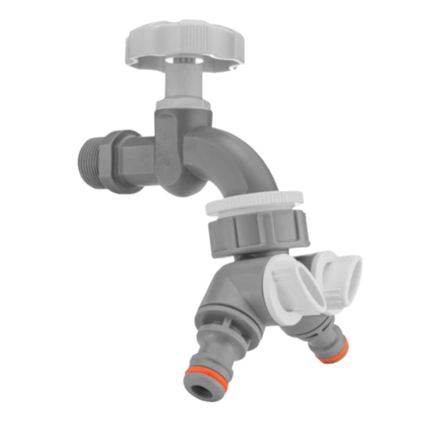 Water Butt Barrel Tap Connector Kit with Drill Hole Saw Cutter – Adapter Hose Fitting with Tap Options & PTFE Tape for Rain Barrel, Water Tank & Garden Use