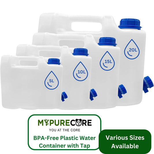 Versatile Water Storage Containers with Spigot 5L-20L Perfect for Camping, Emergencies & More
