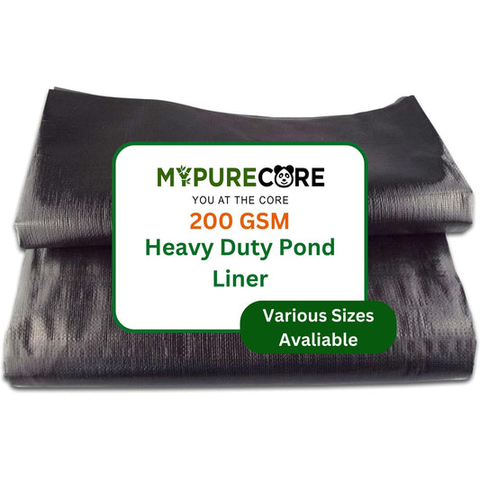 Pond Liner – Various Sizes – Heavy Duty HDPE Material - UV & Tear Resistant, Flexible for Koi & Fish Pools, Water Gardens - Ideal for Small to Large Ponds, Wildlife