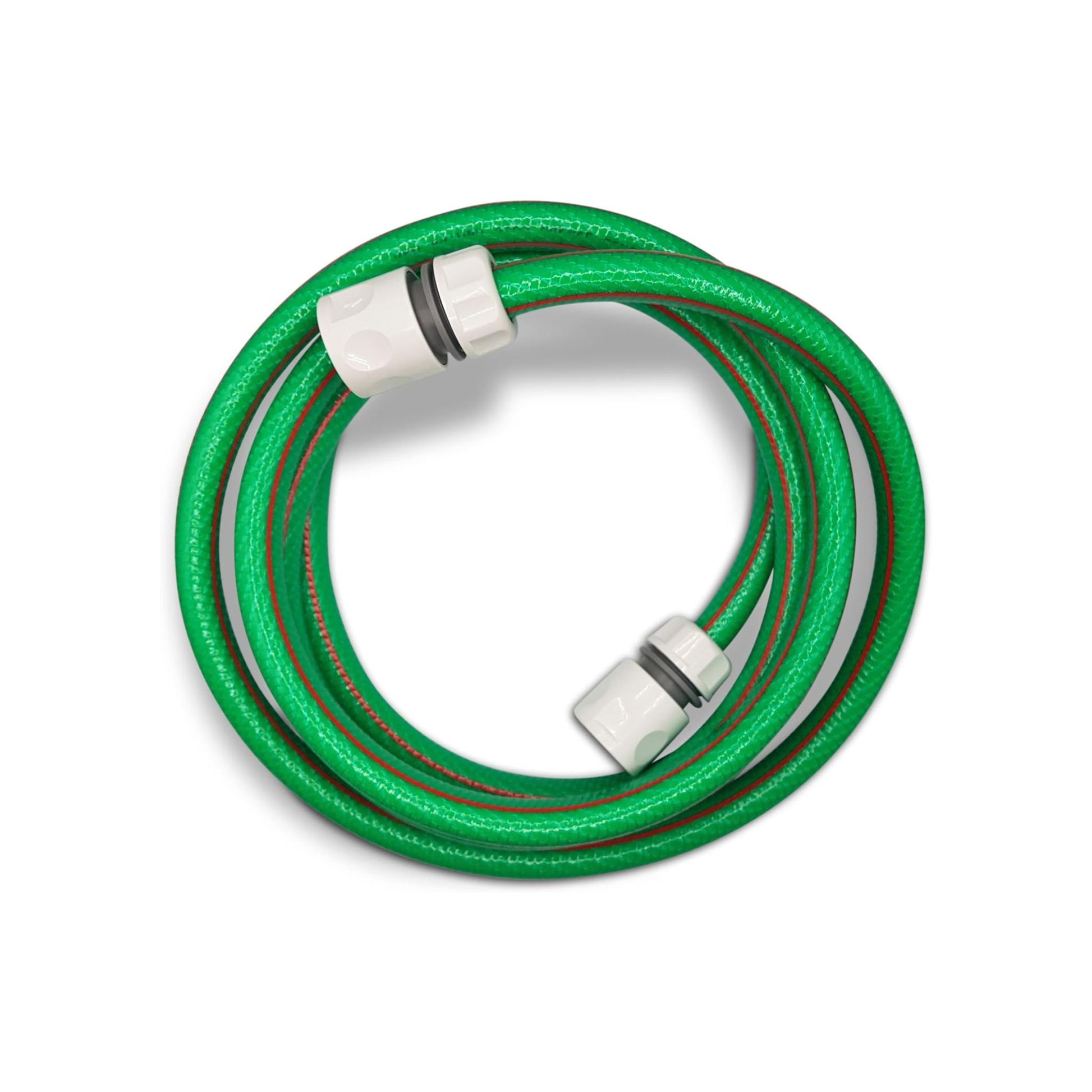 Premium Garden Hose with 2 Hose Connectors – Green Flexible Hose for All Seasons Use – 6-Layer PVC Hose with Durable Reinforcement – 3m Pressure Hose Ideal for Watering, Gardening.
