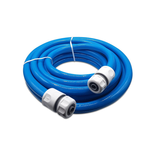 Water Hose – Premium Food Grade Water Hose with Hose Connector Set – 3-ply Hose Pipe for Caravan, Motorhome and Boat – ½-inch Standard Hose Size – Click-Lock Type Connectors – 10m