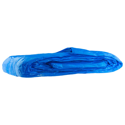 Blue Tarpaulin 50GSM Tarp Sheet + 10 Bungee Balls Camping Garden Cover