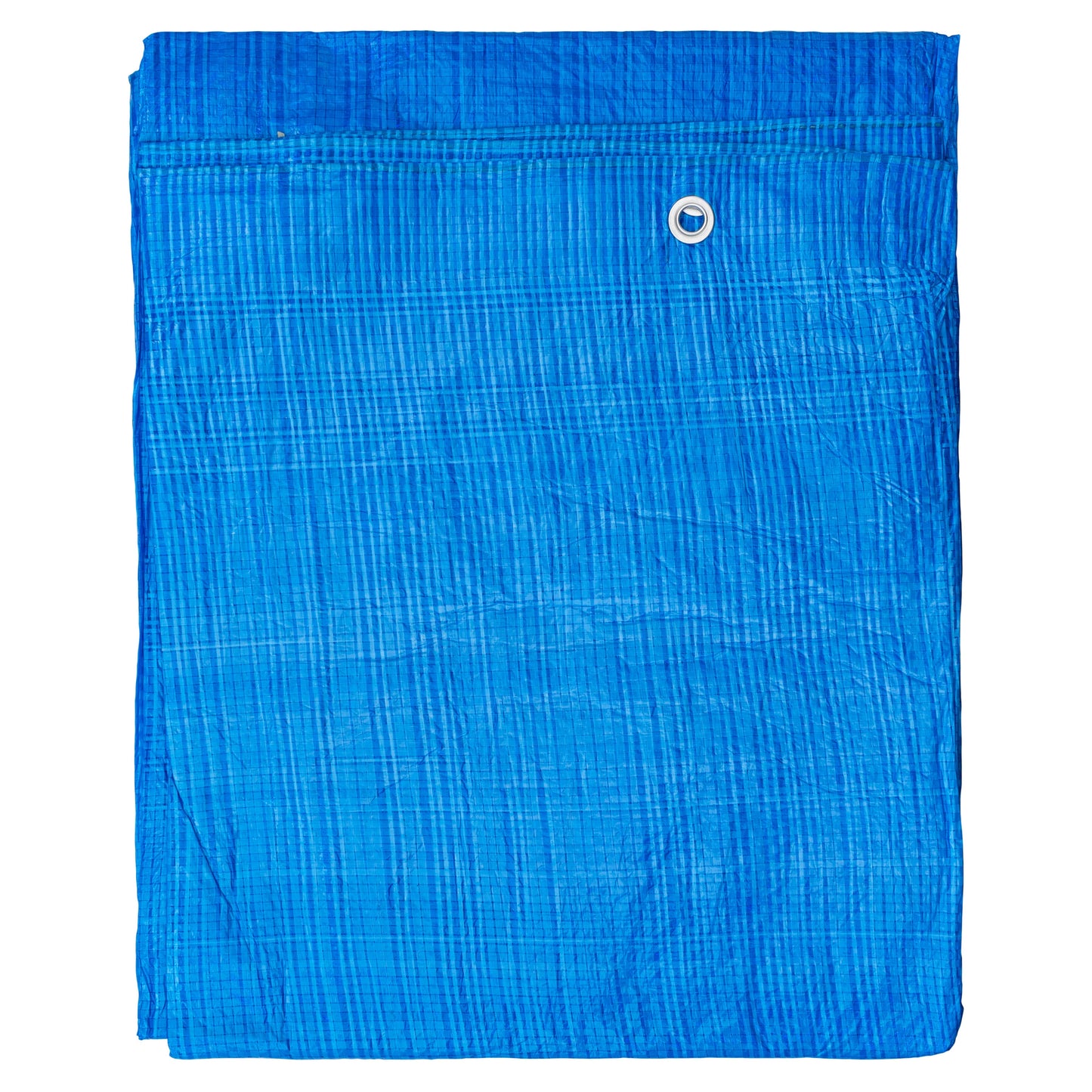 Blue Tarpaulin 50GSM Tarp Sheet + 10 Bungee Balls Camping Garden Cover