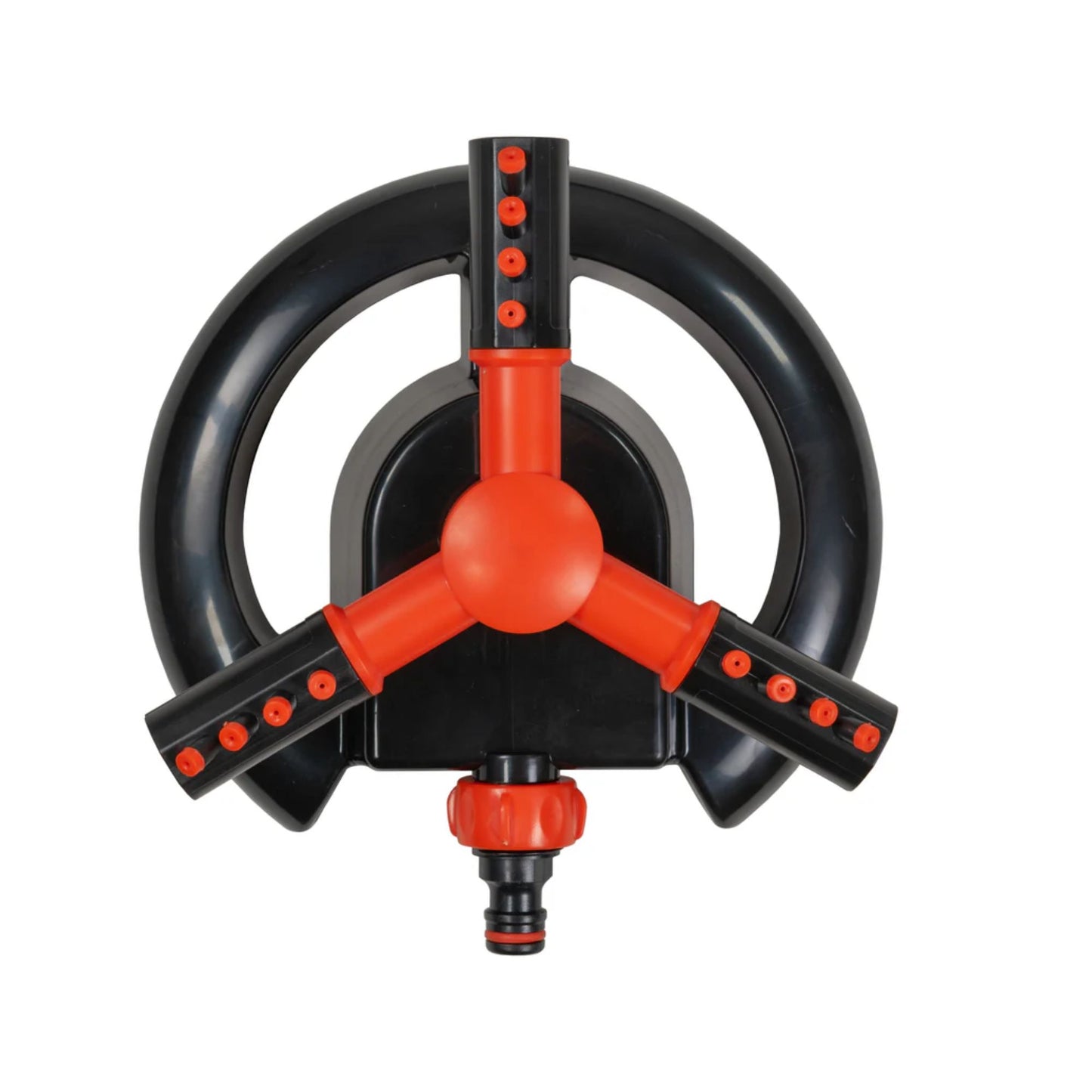 Lawn Sprinkler 3-Arm Adjustable Rotating – Garden Water Sprayer for Lawns, Flower Beds & Vegetable Patches – Wide Coverage Outdoor Irrigation Sprinkle