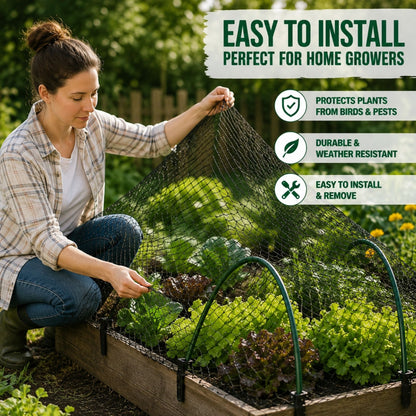 Bird Netting Bird Protection Garden Net Pond Cover Multiple Sizes 15mm Mesh