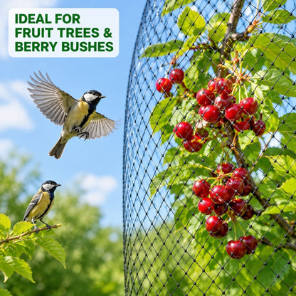Bird Netting 15mm Mesh with Ground Stake Pegs Garden Crop Pond Fruit Protection