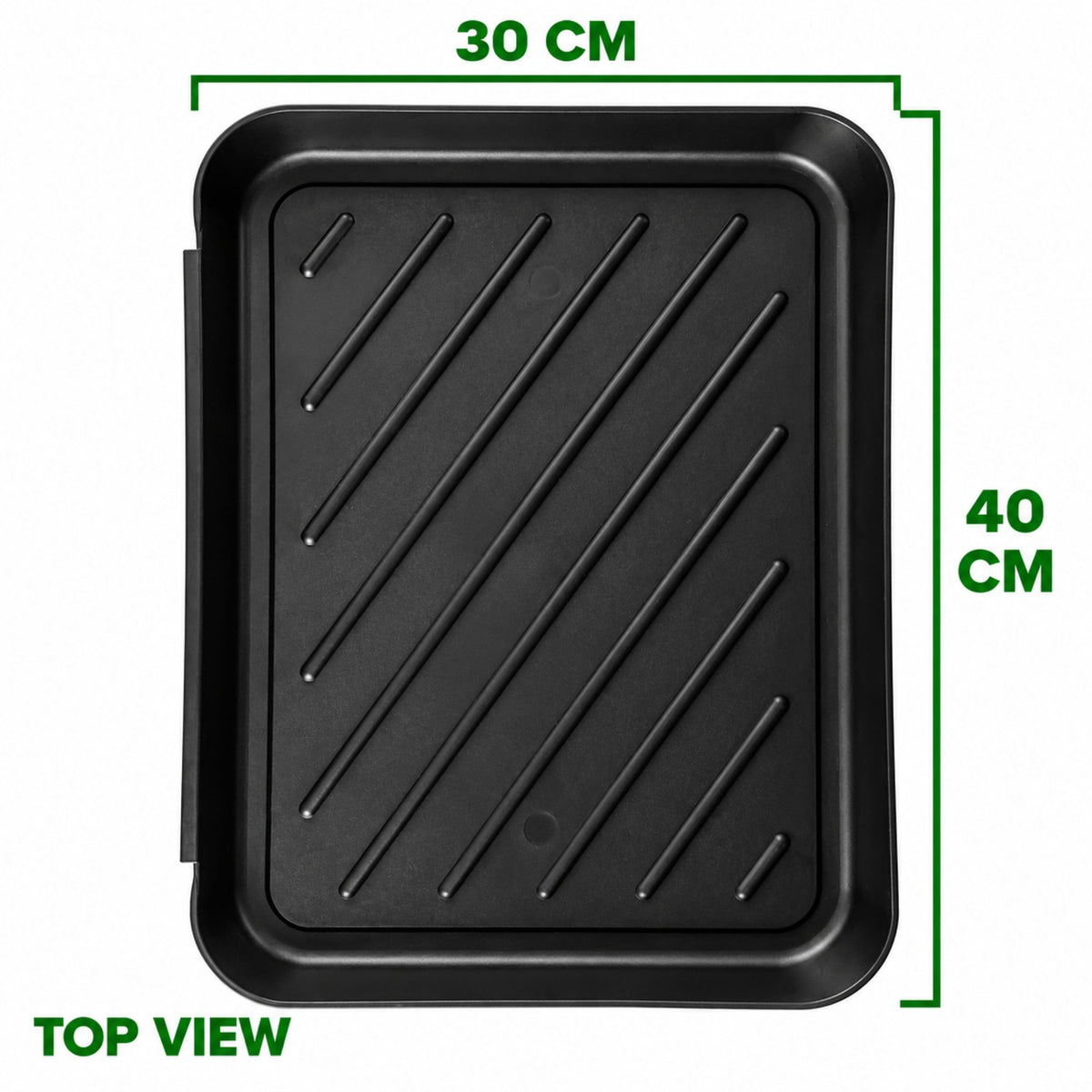 Tray Mat Rectangular Multi-Purpose Plastic – 40 x 30 x 3.5cm
