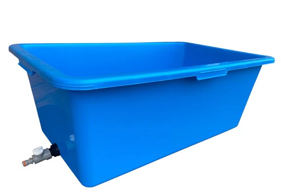Heavy Duty 90L Dog Bath Tub Pet Washing Pool with Drain Plug and Hose Connector Large Plastic Dog Wash Tub for Indoor Outdoor Grooming Cooling Pool Multi Colour