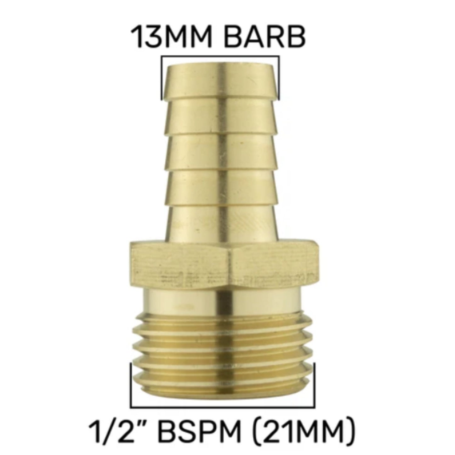 IBC S60X6 Cap Kit with Lever Valve, ½” BSP Thread, 13mm Brass Barb & PTFE Tape – Durable Leak-Proof Plumbing Solution