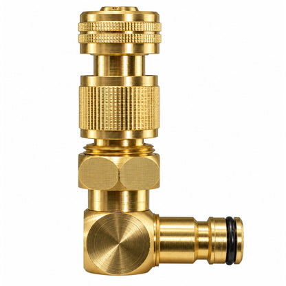 Brass 90 Degree Bend Connector Quick Connect Female Hose Connector Kit