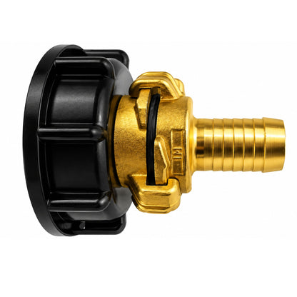 IBC S60x6 Tank Adapter Brass GEKA Claw Coupling Hose Tail Elbow Valve Water Connector Fitting Kit