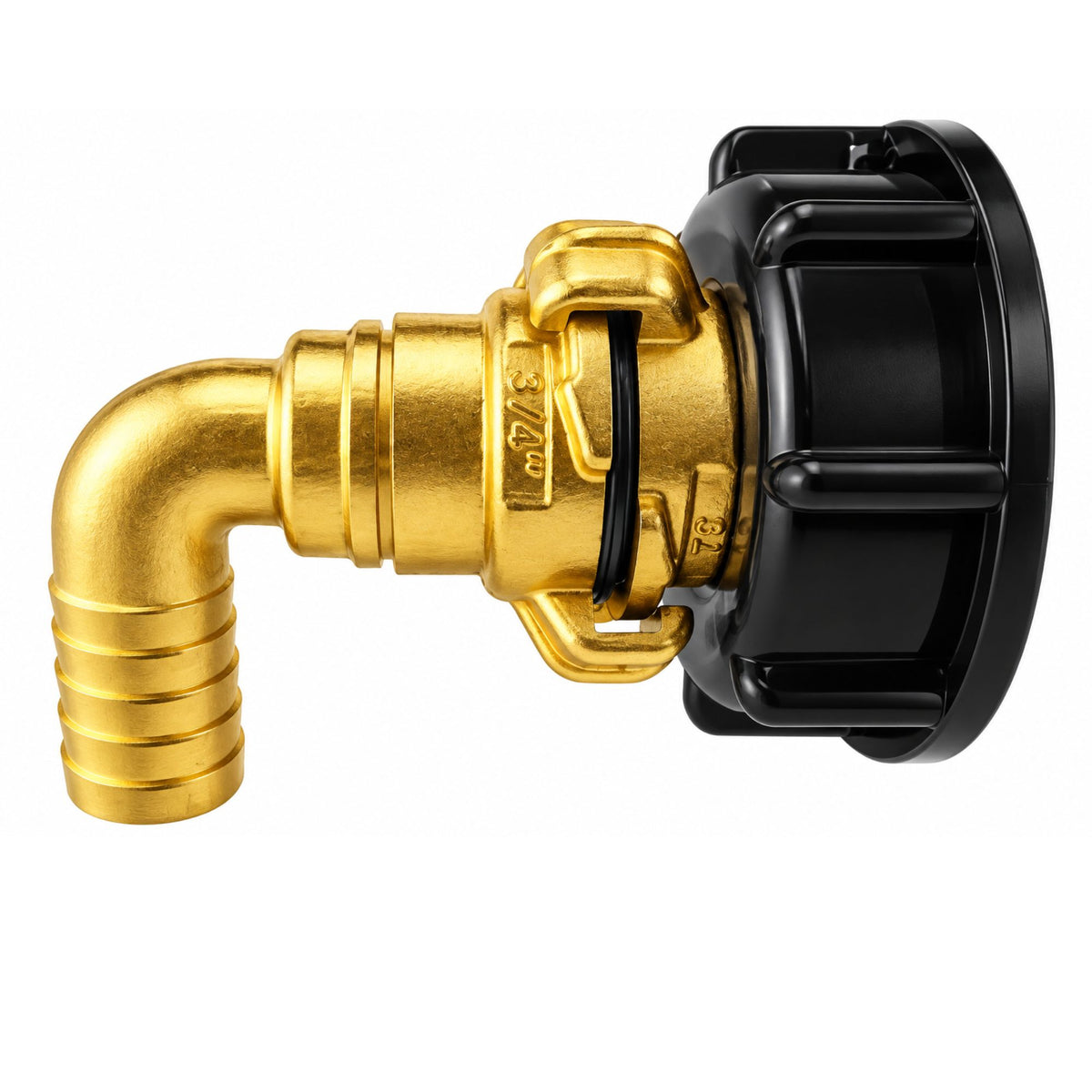 IBC S60x6 Tank Adapter Brass GEKA Claw Coupling Hose Tail Elbow Valve Water Connector Fitting Kit