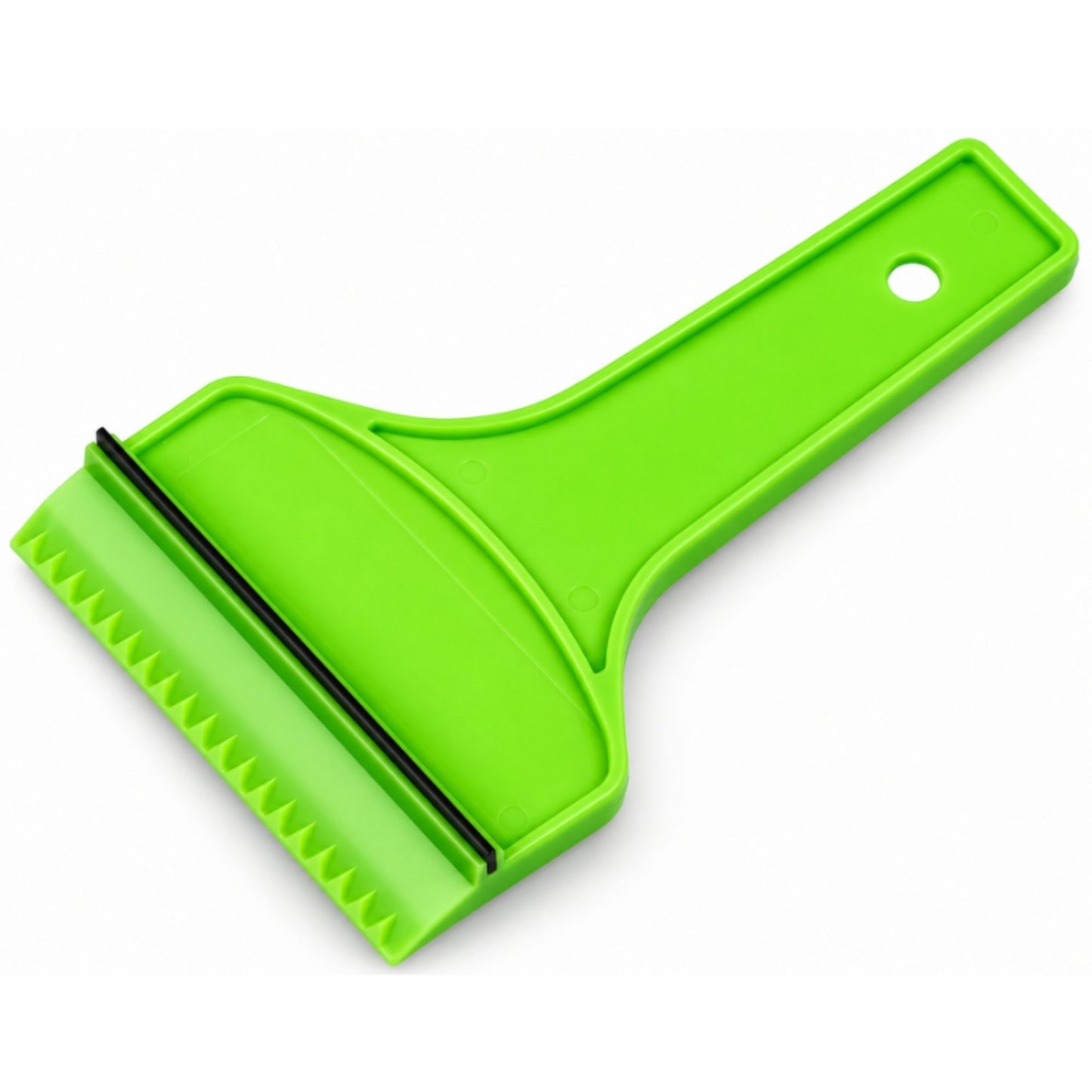 Car Ice Scraper with Squeegee & Ice Breaker Teeth – Windscreen Frost Remover