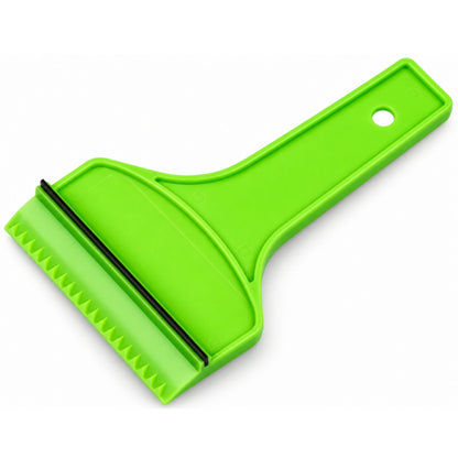 Car Ice Scraper with Squeegee & Ice Breaker Teeth – Windscreen Frost Remover