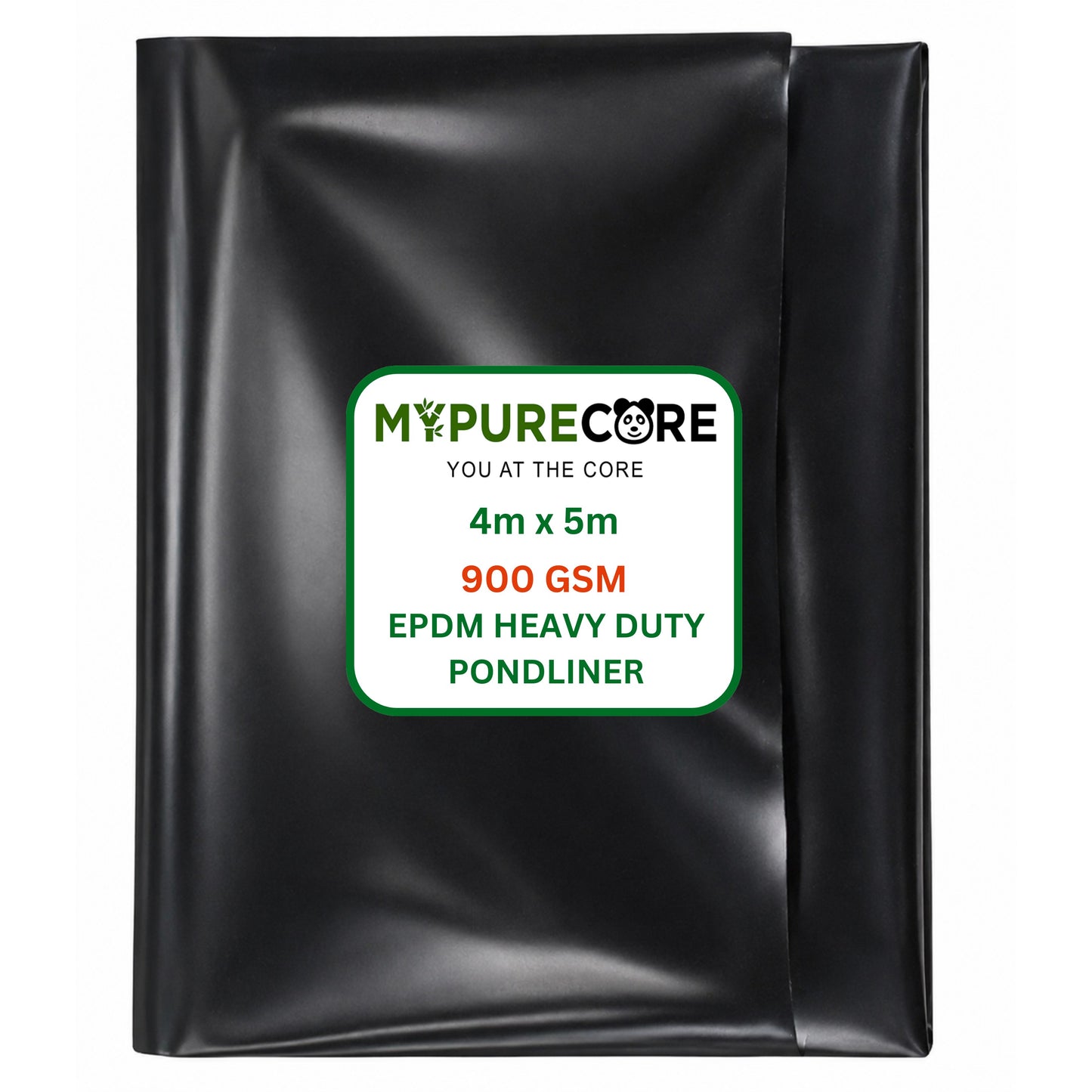 Pond Liner EPDM Rubber Heavy Duty 900GSM Waterproof Fish Pond Membrane Black Multiple Sizes