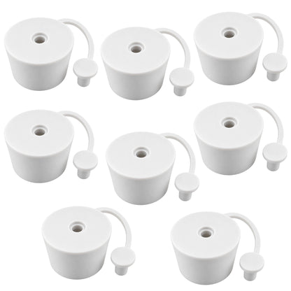 Demijohn Bung Airlock Cap 32mm White Rubber Fermentation Stopper Home Brew Wine 1-10 Pack
