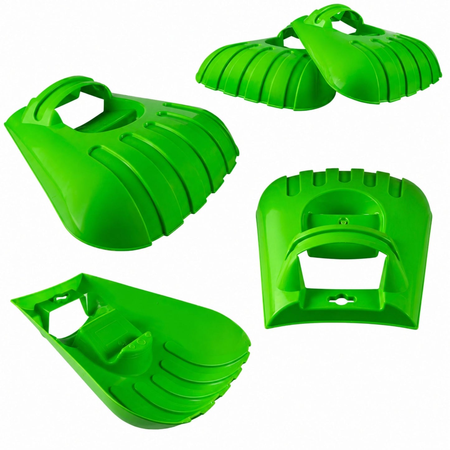 Leaf Garden Grabbers Lawn Scoops Leaf Collectors Large Plastic Pair