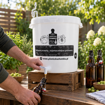 Fermentation Bucket 30L with Tap & Airlock Home Brew Wine Brewing PACK OF 3