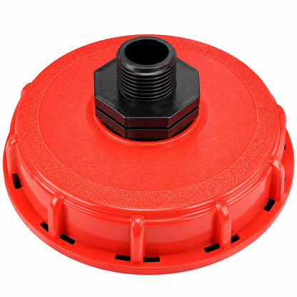 IBC 6 inch Tank Lid 155mm Vented Cap MDPE Pipe Connector 25mm 32mm Straight Elbow Kit