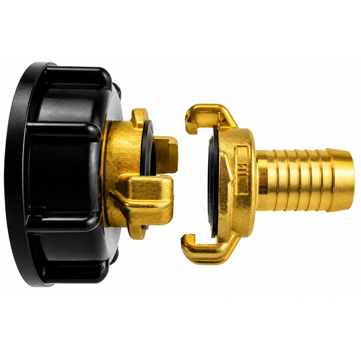 IBC S60x6 Tank Adapter Brass GEKA Claw Coupling Hose Tail Elbow Valve Water Connector Fitting Kit