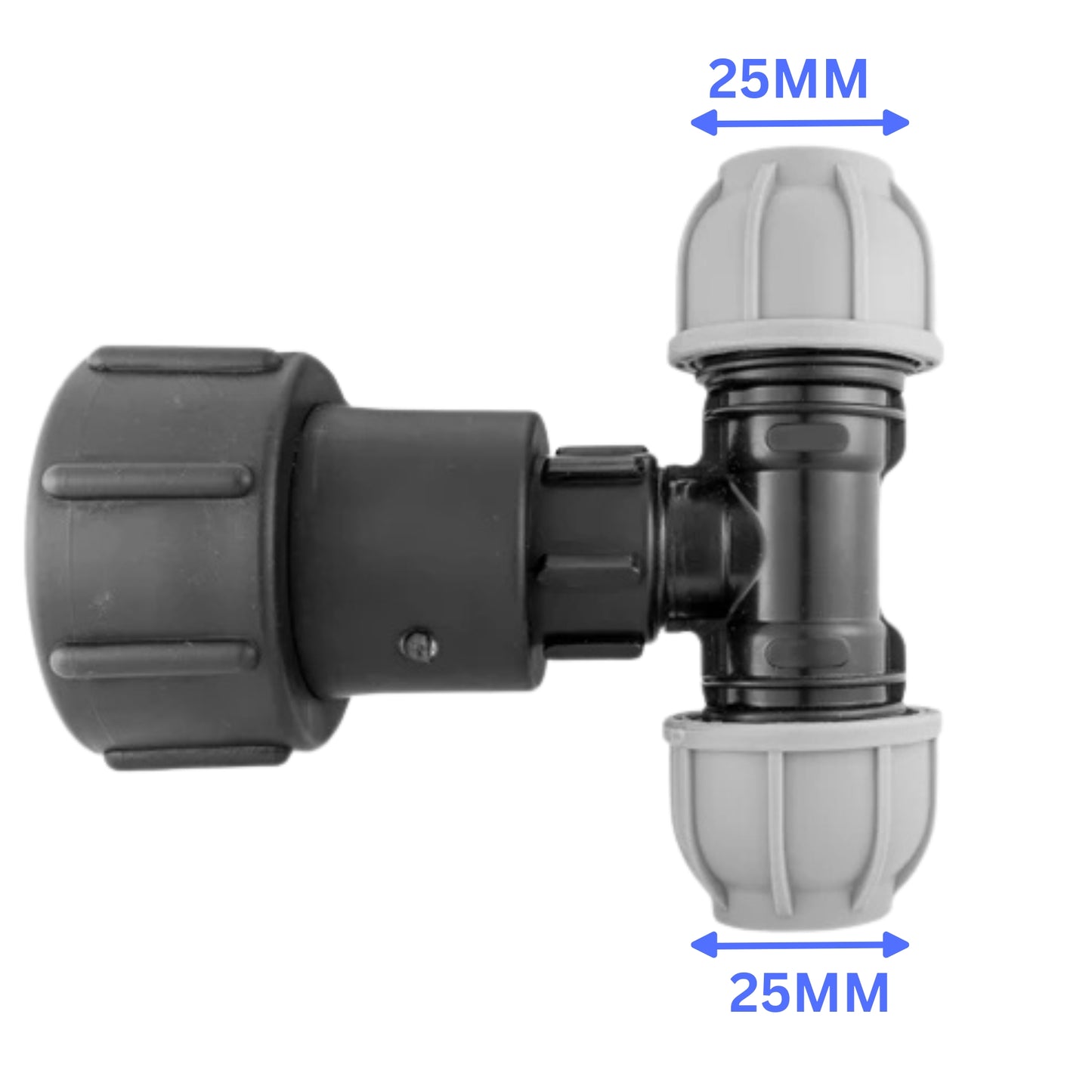 IBC Tank Outlet Fitting S60x6 to MDPE20mm 25mm 32mm,Tee,Straight,Elbow Connector
