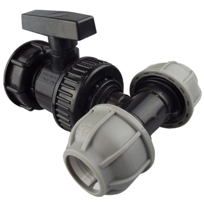 Water Tank Adapter IBC S60x6 to MDPE Pipe 20mm/25mm/32mm - Straight, Elbow, Tee