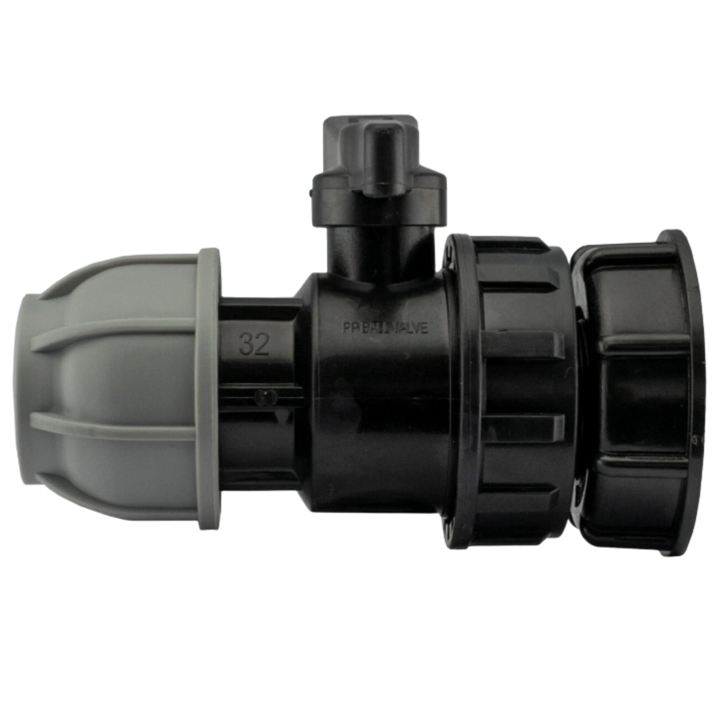 Water Tank Adapter IBC S60x6 to MDPE Pipe 20mm/25mm/32mm - Straight, Elbow, Tee