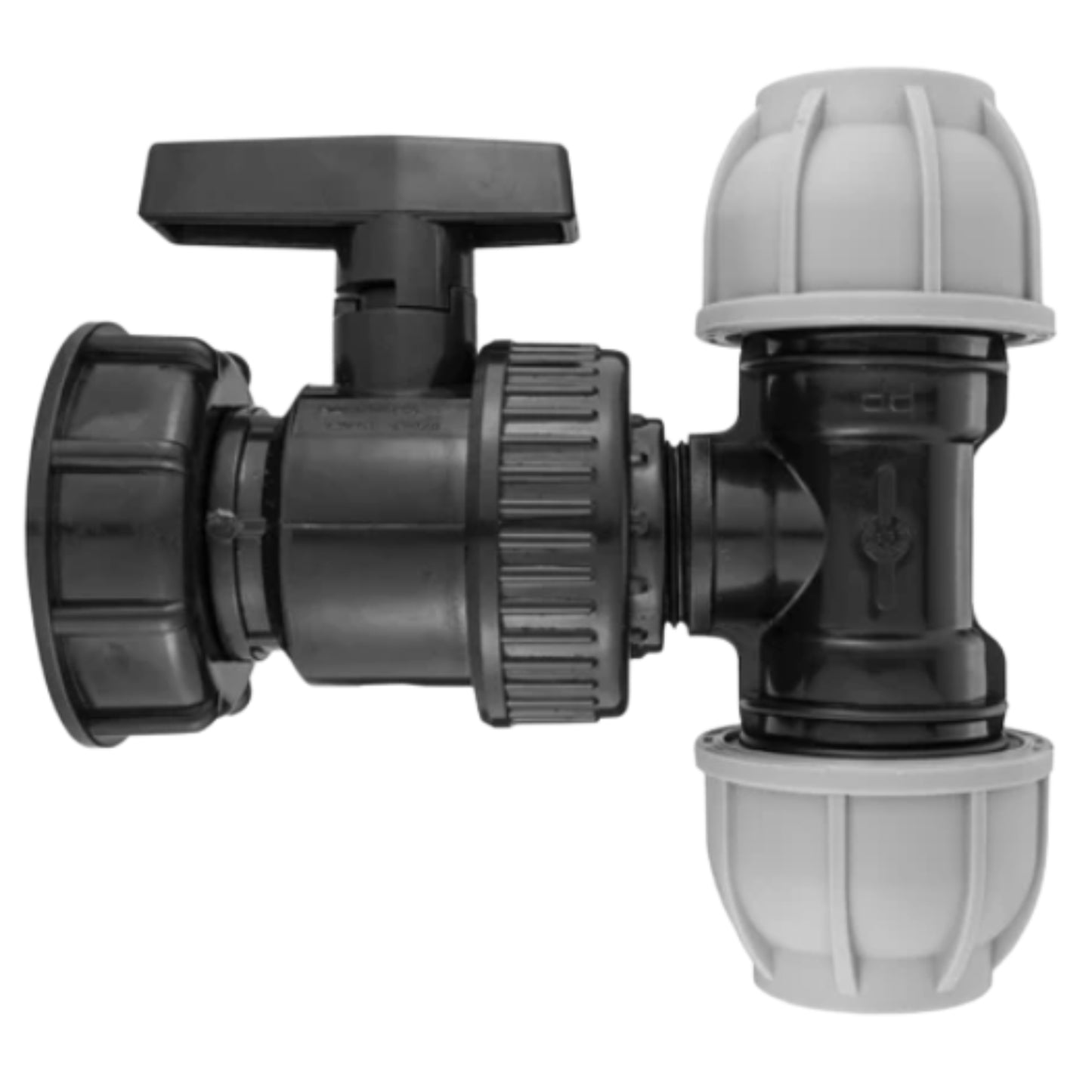 Water Tank Adapter IBC S60x6 to MDPE Pipe 20mm/25mm/32mm - Straight, Elbow, Tee