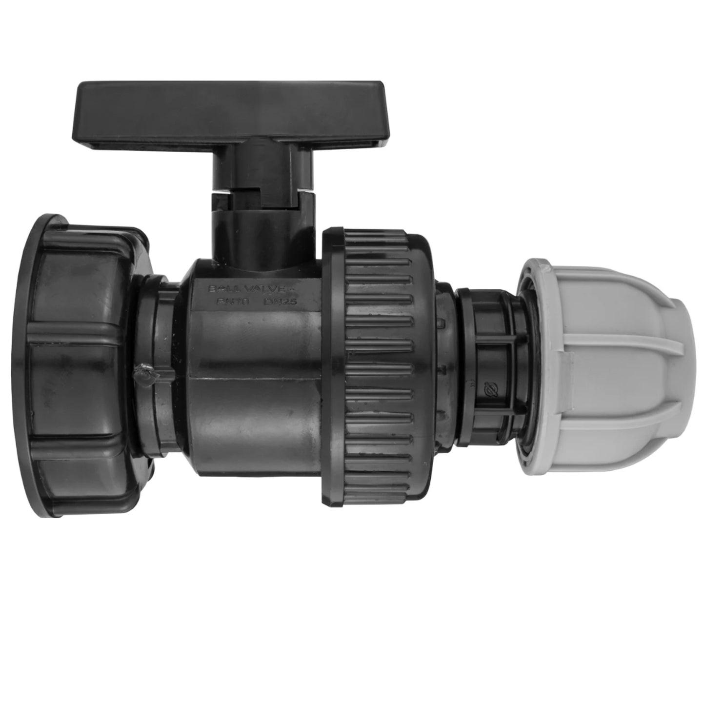 Water Tank Adapter IBC S60x6 to MDPE Pipe 20mm/25mm/32mm - Straight, Elbow, Tee