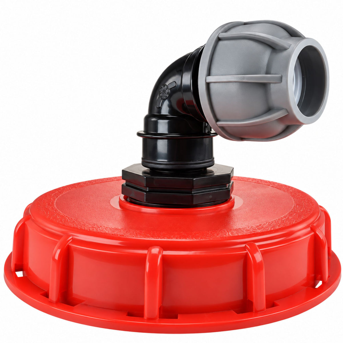 IBC 6 inch Tank Lid 155mm Vented Cap MDPE Pipe Connector 25mm 32mm Straight Elbow Kit