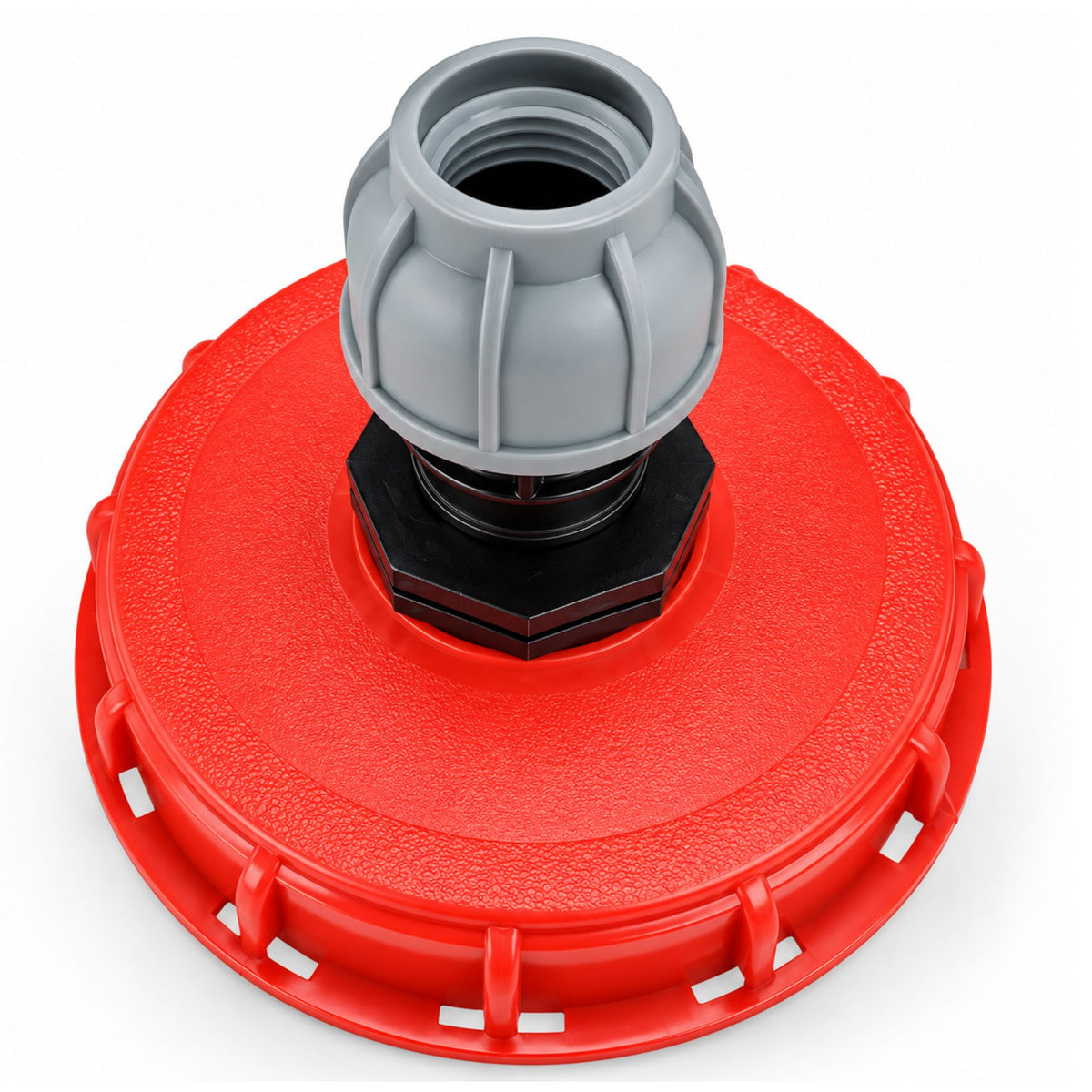 IBC 6 inch Tank Lid 155mm Vented Cap MDPE Pipe Connector 25mm 32mm Straight Elbow Kit
