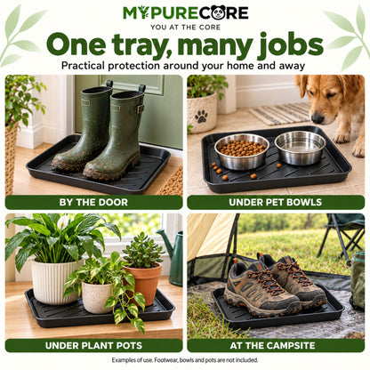Tray Mat Rectangular Multi-Purpose Plastic – 40 x 30 x 3.5cm
