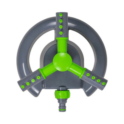 3-Arm Rotating Lawn Sprinkler Adjustable Spray – Garden Yard Watering Tool