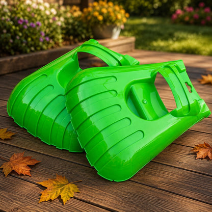 Leaf Garden Grabbers Lawn Scoops Leaf Collectors Large Plastic Pair