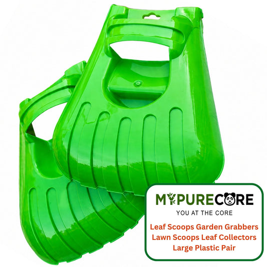 Leaf Garden Grabbers Lawn Scoops Leaf Collectors Large Plastic Pair