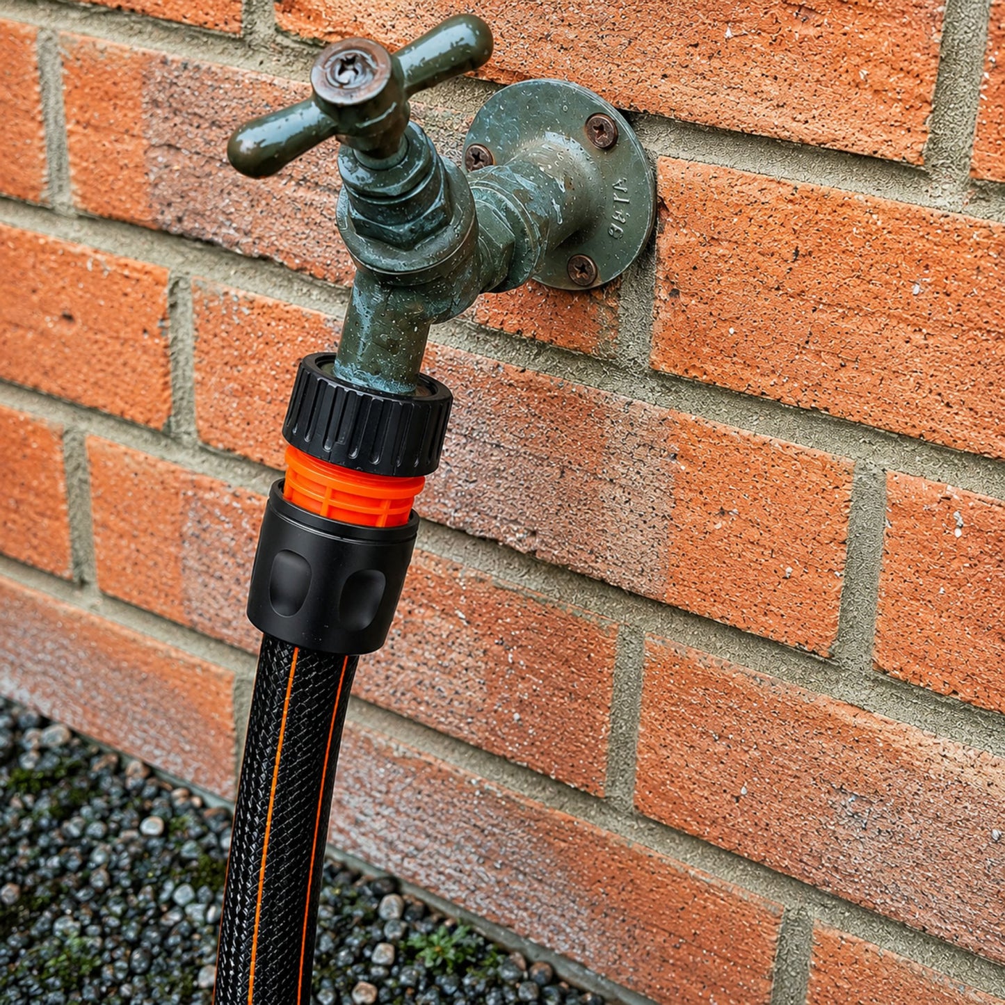 Premium Black Carbon Plus Garden Hose Pipe with 4-Piece Watering Connector Kit – Heavy Duty Anti-Kink UV Resistant Flexible Garden Hose for Watering, Car Washing & Outdoor Use