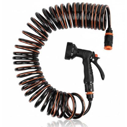 Spiral Expandable Curly Garden Spray Watering Hose Set Space Saving (10M or 15M)