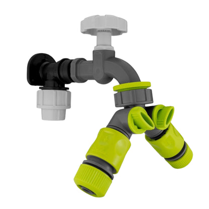 MDPE Wall Flange Plate + Compatible Quick Connect Tap Kits Fitting 20mm/25mm