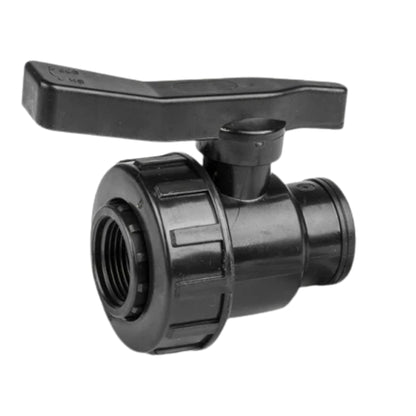 lastic Ball Valve BSP 1.25-1.5"|HDPE Threaded Inline Tap Male Female Fitting