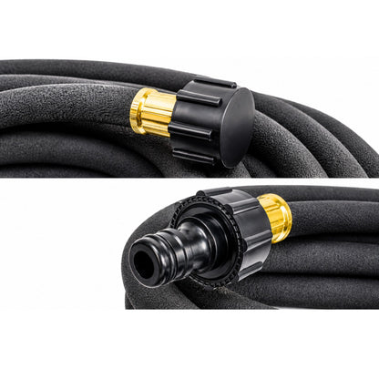 Porous Soaker Hose Irrigation Kit with Flow Control Valve | Flexible Garden Watering Hose Root Irrigation System | 7.5m - 30m