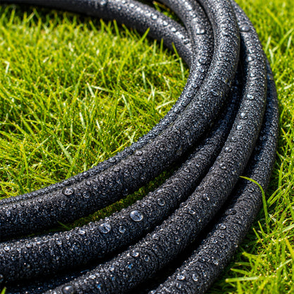 Porous Soaker Hose Irrigation Kit with Flow Control Valve | Flexible Garden Watering Hose Root Irrigation System | 7.5m - 30m