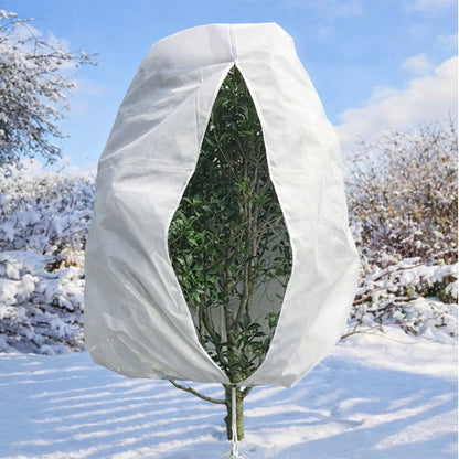 Plant Protection Cover 50GSM with Zipper & Drawstring Frost Guard Sack