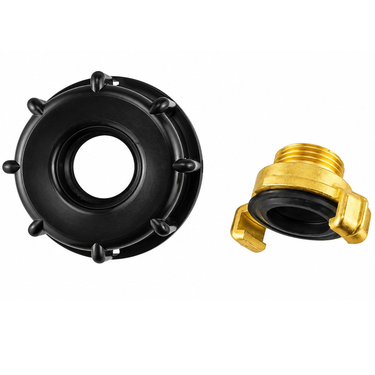 IBC S60x6 Tank Adapter Brass GEKA Claw Coupling Hose Tail Elbow Valve Water Connector Fitting Kit