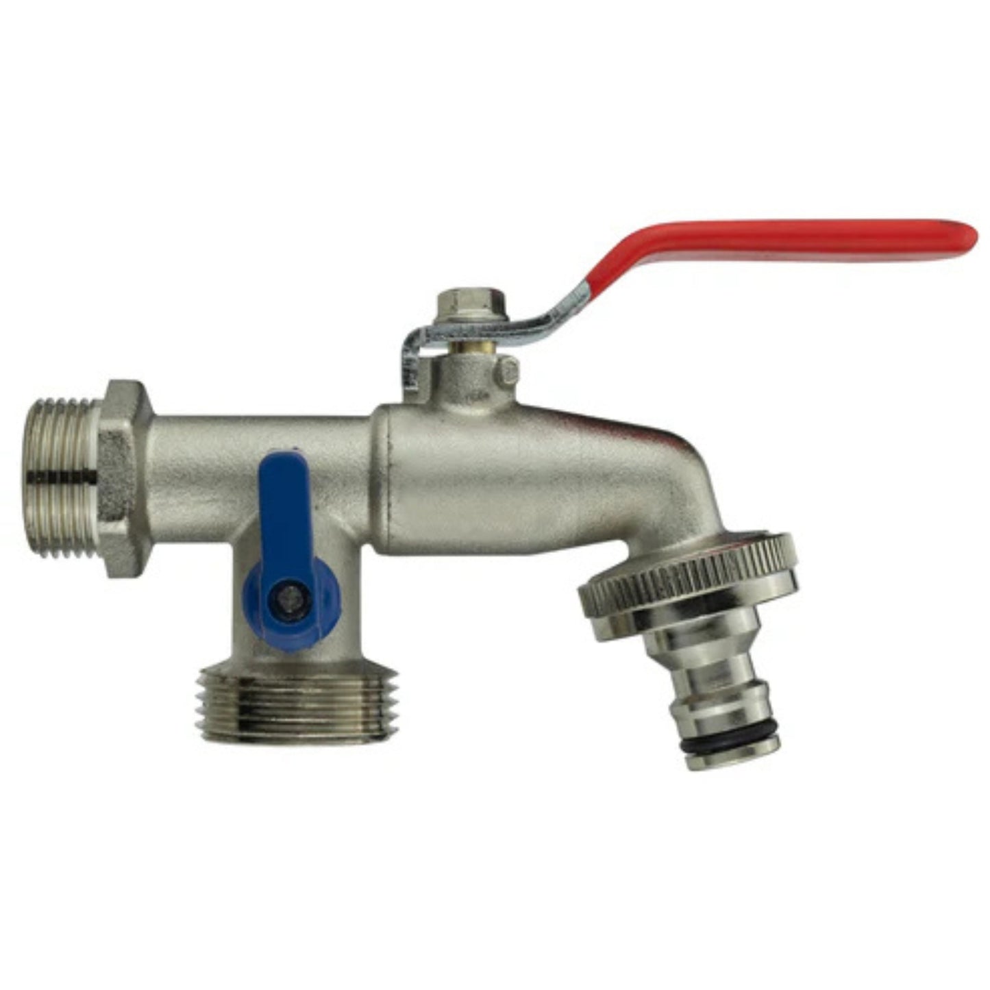 IBC Tank Tap Adapter Kit S60x6 | Metal Ball Valve & Hose Connectors for 2" Outlet