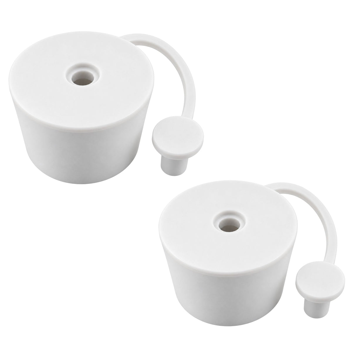 Demijohn Bung Airlock Cap 32mm White Rubber Fermentation Stopper Home Brew Wine 1-10 Pack