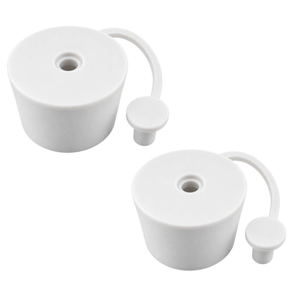 Demijohn Bung Airlock Cap 32mm White Rubber Fermentation Stopper Home Brew Wine 1-10 Pack