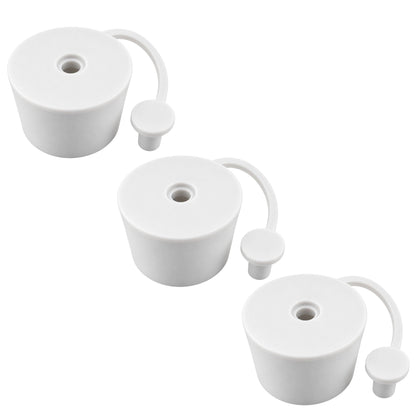 Demijohn Bung Airlock Cap 32mm White Rubber Fermentation Stopper Home Brew Wine 1-10 Pack